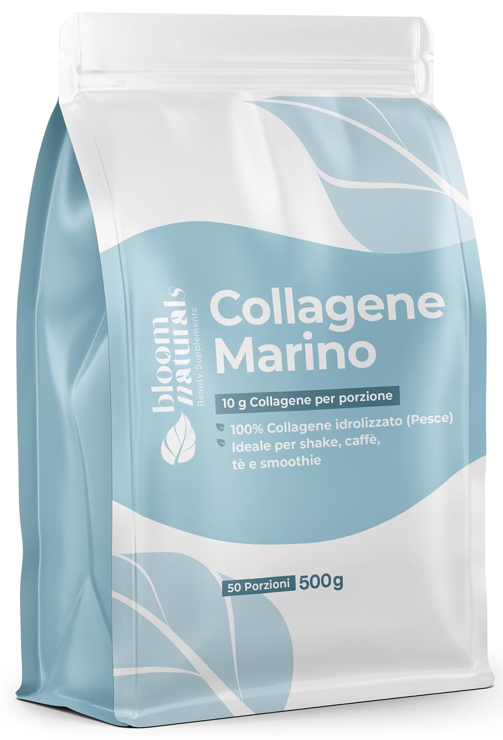 Collageno Marino Idrolizzato Polvere – 500g (50 porzioni) | Prodotto in Germania, testato in laboratorio – Collageno Marino Polvere