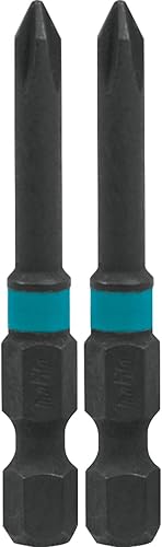 Makita A-96671-10 Impactx 2 Phillips 2 Power Bit, 10 x 15 Pack, Display