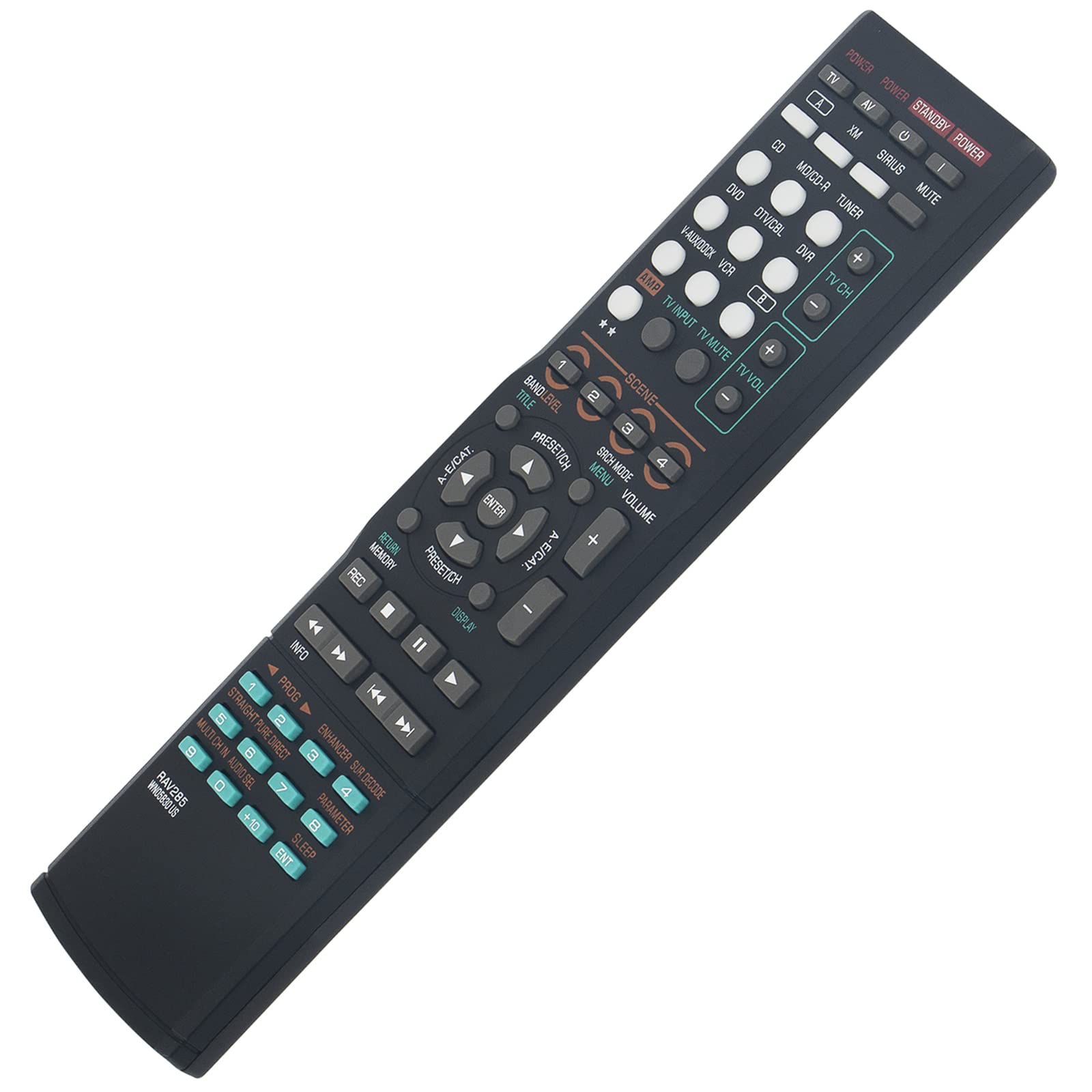 Amazon | RAV285 WN05830US 交換用リモコン ヤマハ AVレシーバー