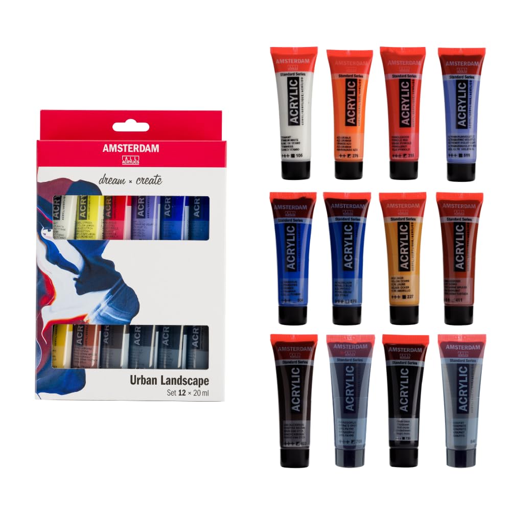 Amsterdam Acrylic Urban Landscape Set of 12 x 20ml tubes