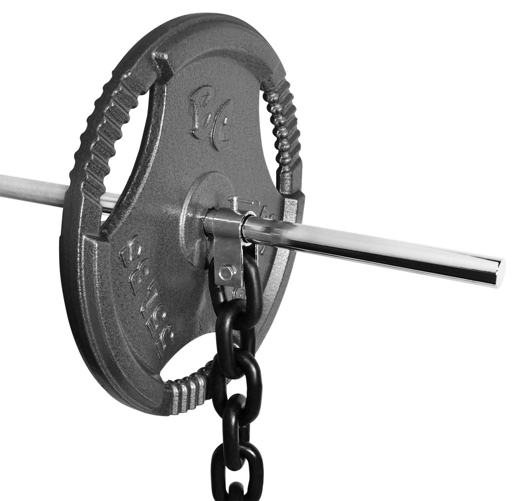 Bad Company Power-Chains inkl. Verschlüssen 30/31 mm oder 50/51 mm I verzinkte oder schwarz beschichtete Ketten für progressives Training in verschiedenen Gewichtsklassen I 16-32 kg