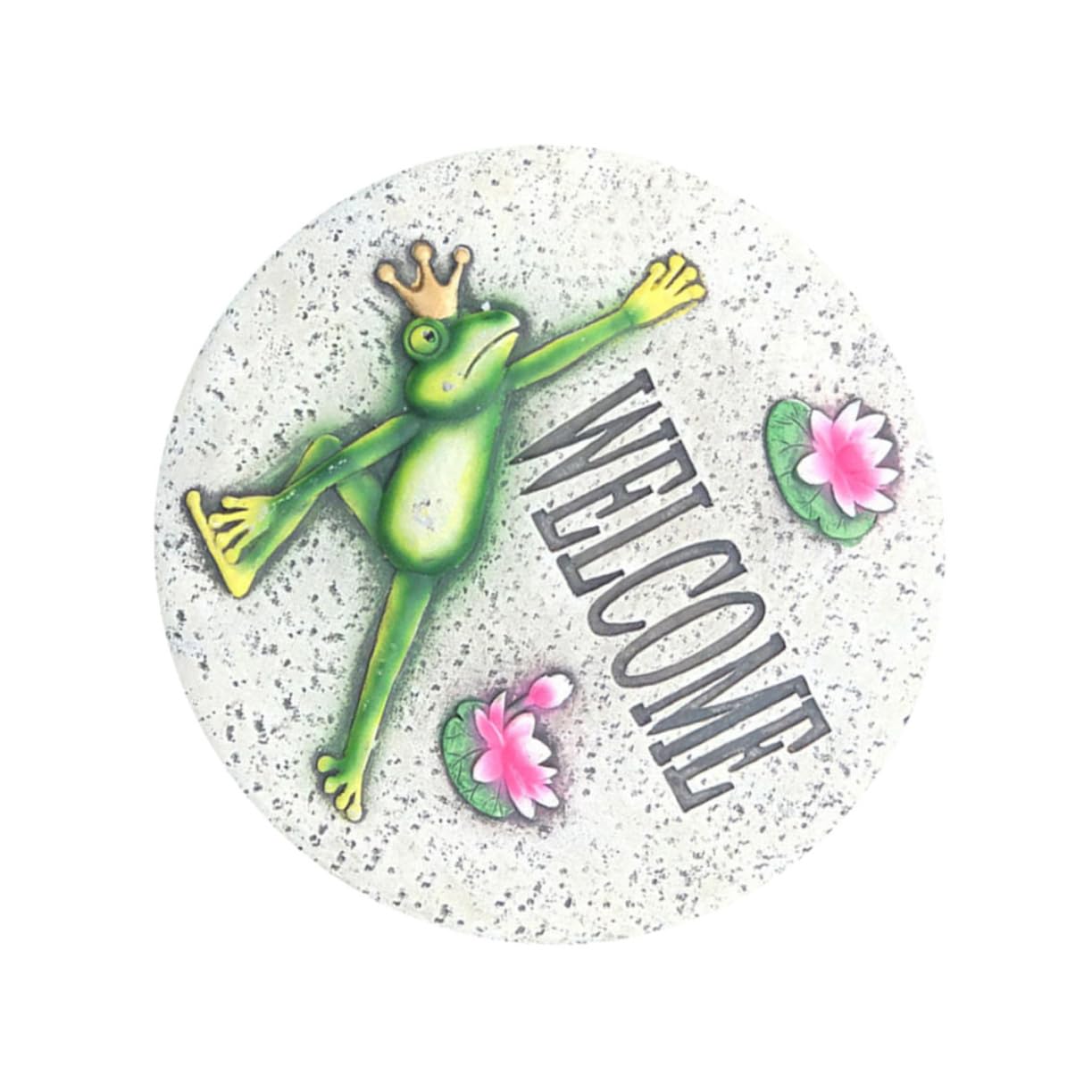 Kisangel Pietre da Giardino in Cemento Verde per Percorso Decorativo Funzione Camminamento, Lastricato Esterno per Paesaggio e Cortile