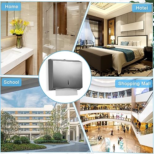 LANSKYLAN Dispenser Carta Asciugamani in Acciaio