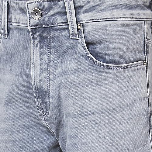 Image of Spykar Men's Slim Fit Low Rise Casual Jeans