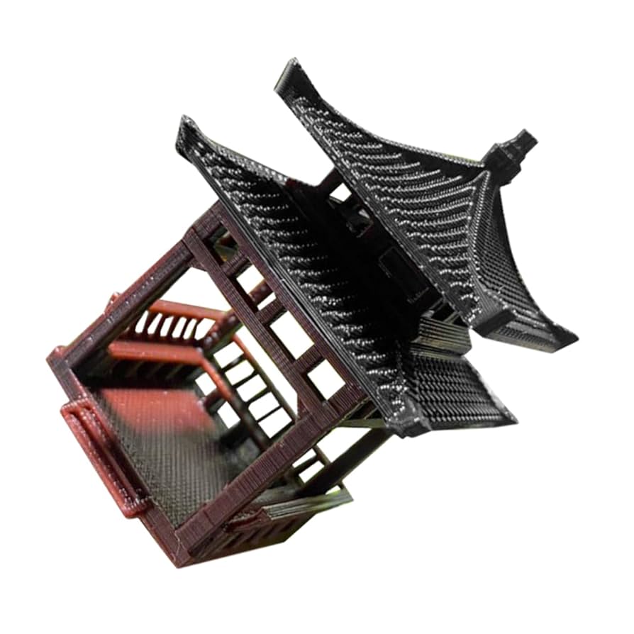 Amazon.co.jp: Parliky パビリオンの小さな装飾品 中国の