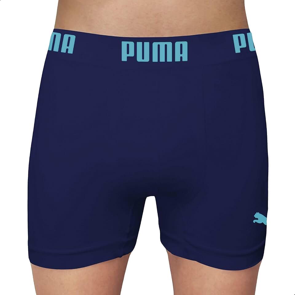 Cueca Boxer Puma Sem Costura Poliamida Sport Dry Fit Masculina