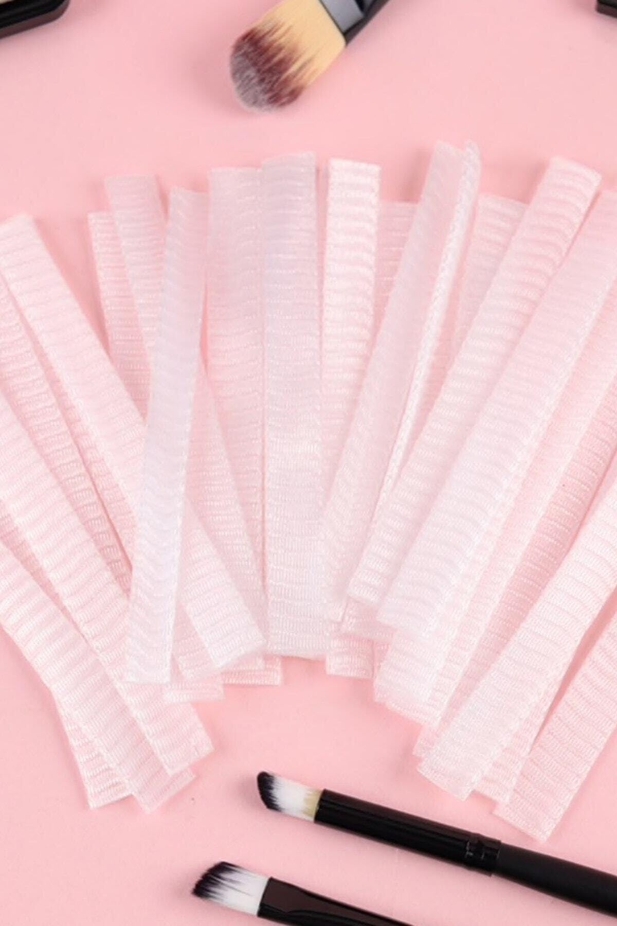 Mucit Home Makyaj Fırçası Koruyucu Far Allık Kontür Eyeliner Fırça Malzemeleri Ürünleri Koruyucu File Kapak Örgü Kılıf Set 20li