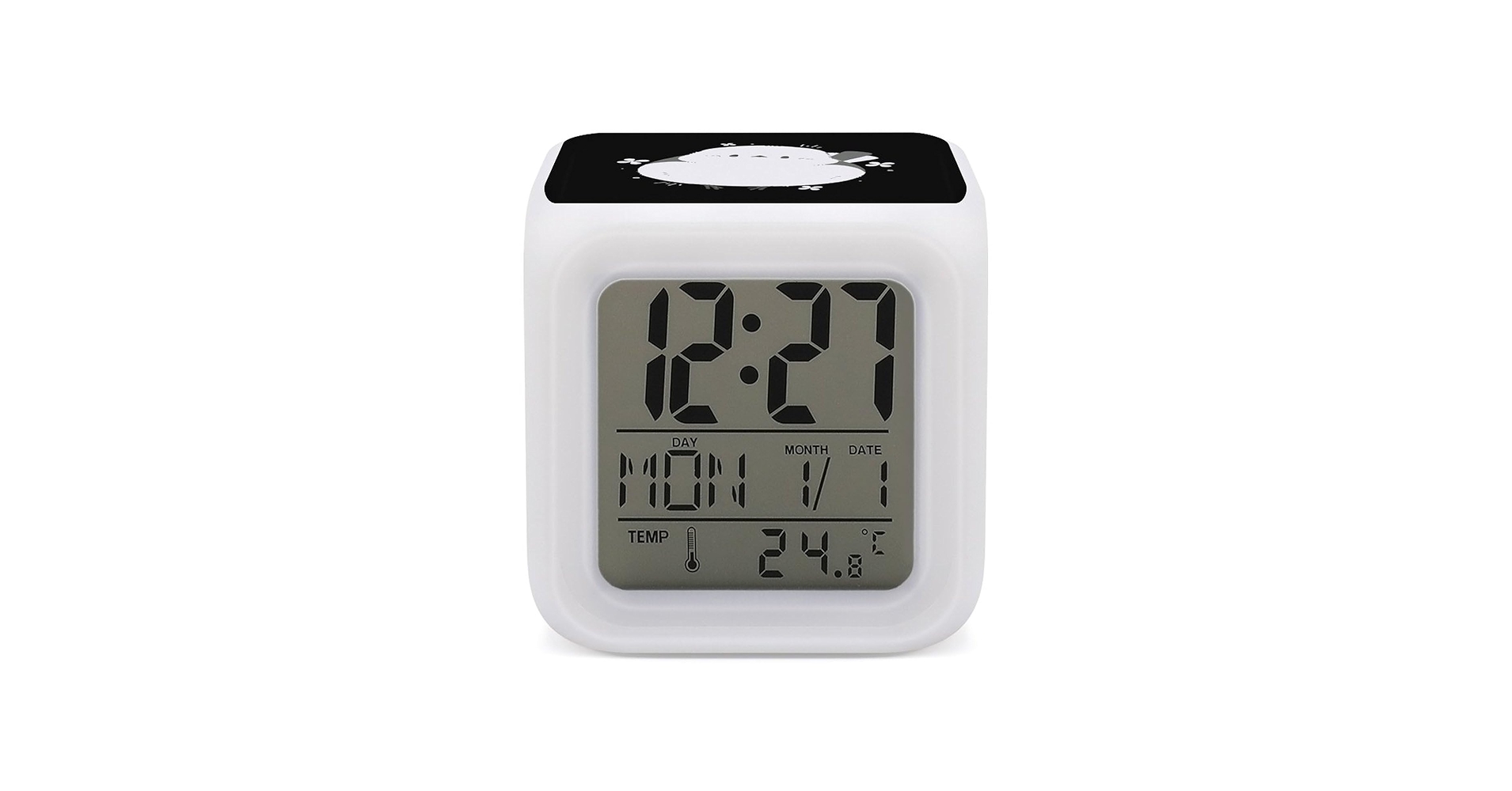 Amazon.co.jp: シマエナガ 鳥柄 時計 目覚まし時計 置き時計