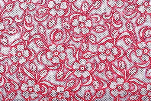 Image of ANKIT INTERNATIONAL Saree Cover Bag /Pink Phool Design Clothes Storage Bag /Saree Covers For Storage /Pack of 4