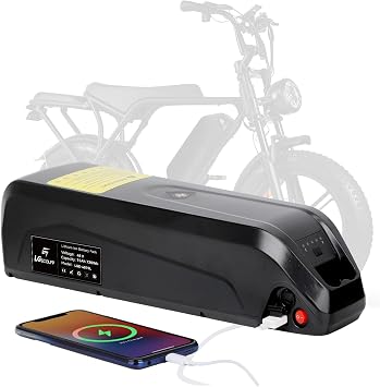36 V 48 V 52 V 10 Ah 15 Ah 20 Ah B attery Pack,Up to 1500 Cycles,5 PIN Base48V15AH