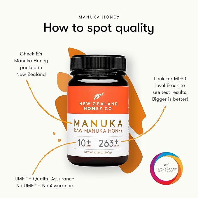 New Zealand Honey Co. Miel de Manuka UMF 10+ 500g miniatura 5