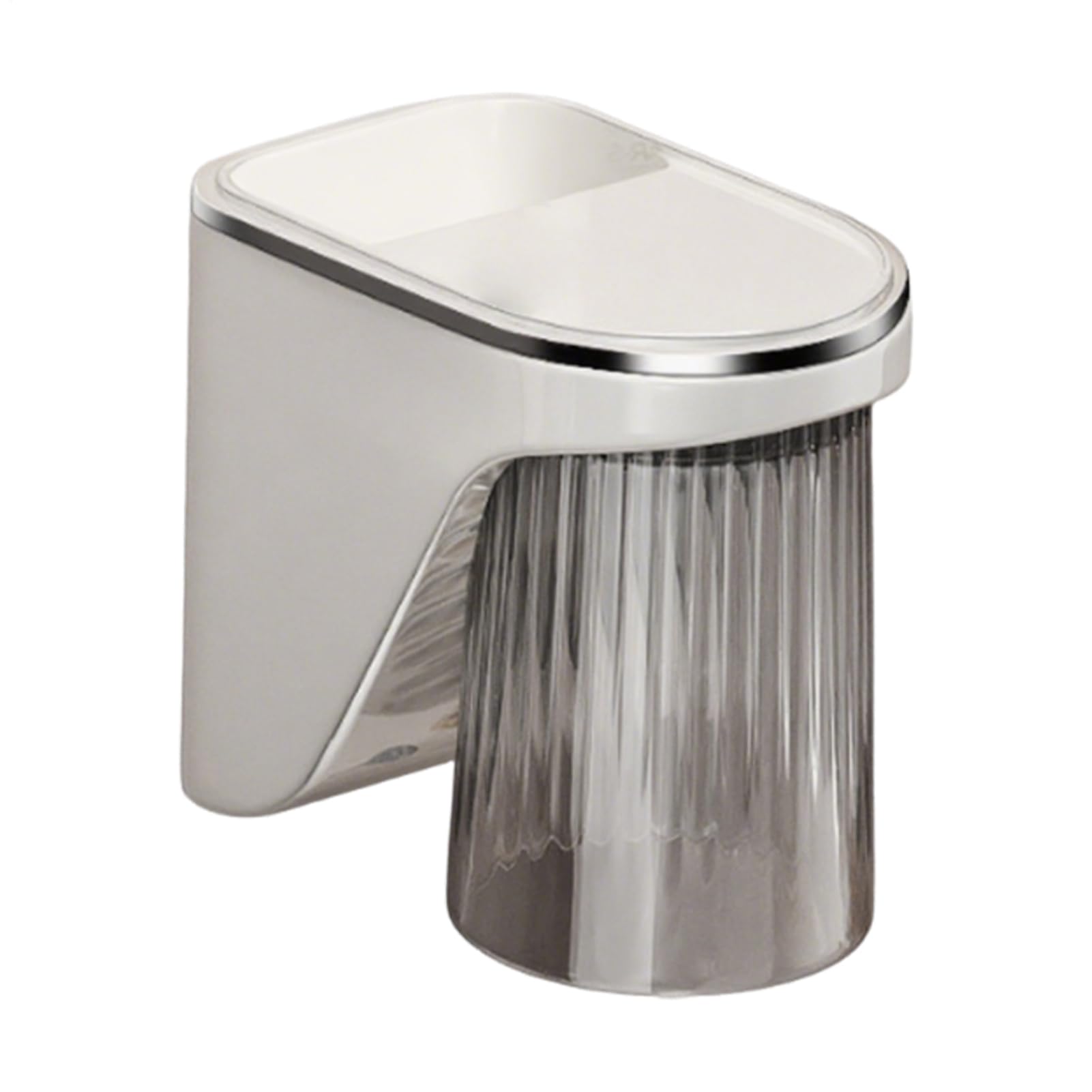 Support mural brosse à dents électrique sans perçage avec distributeur gobelet rince-bouche
