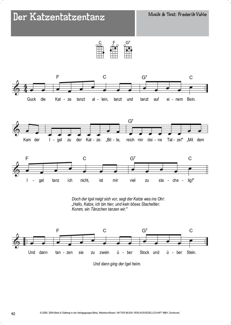 100 Kinderlieder für Ukulele