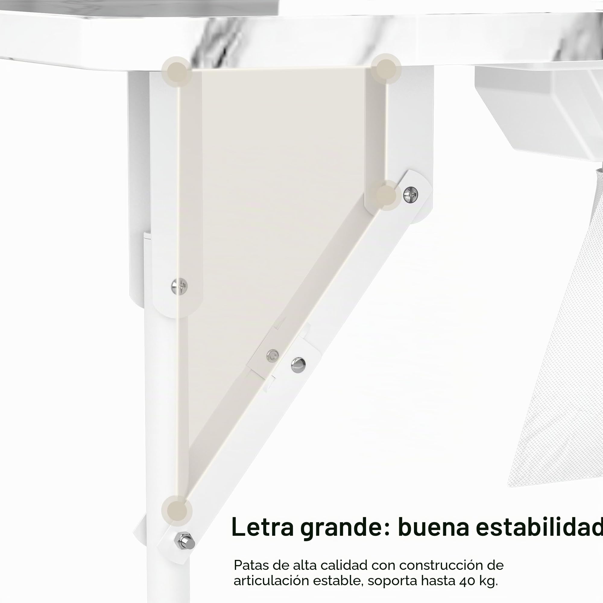 Froadp 94 x 48 x 72 cm Mesa de manicura con succión plegable mesa de uñas plegable mesa de estudio con ruedas cojín de mano cajón y bolsa de almacenamiento mesa de manicura para salón de uñas, vetas