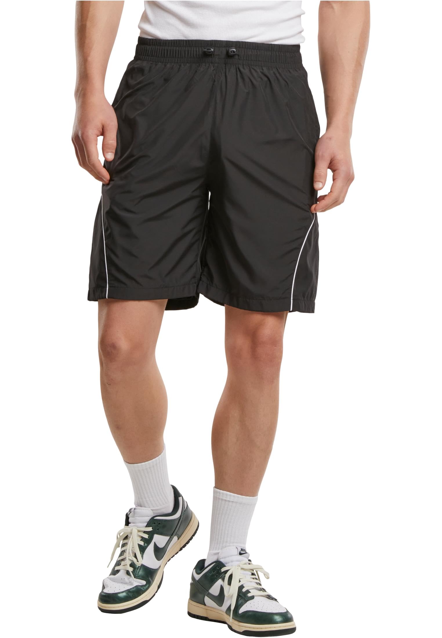 Urban Classics Piped Panel Trackshorts