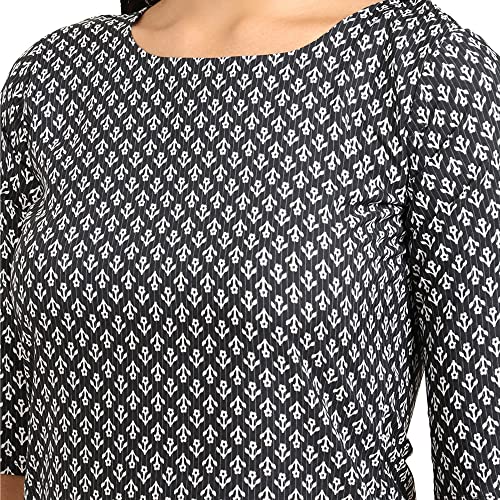 Image of Pinkmint Women's Crepe Digital Print Straight Kurta