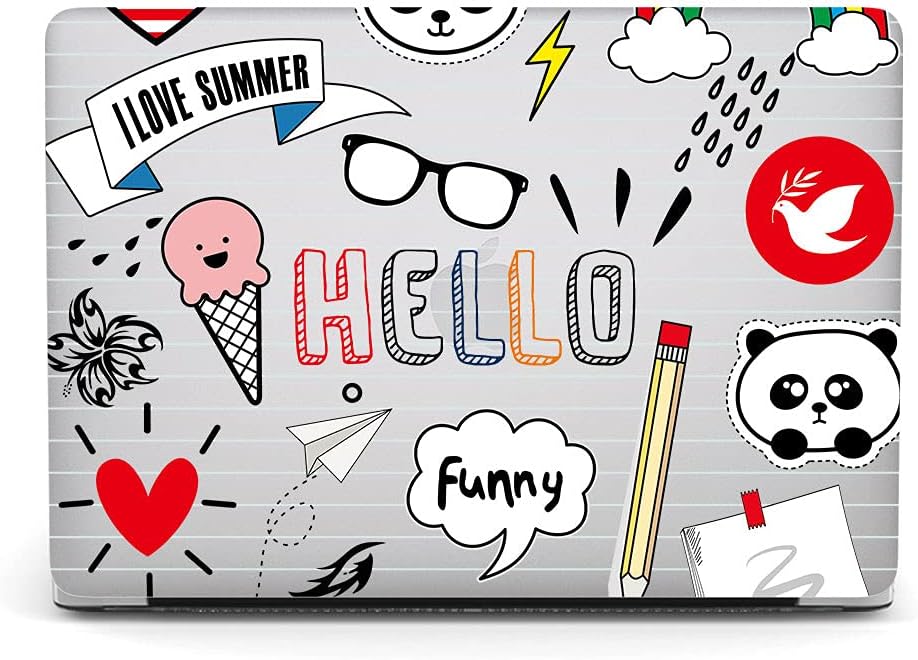 Case Compatible with MacBook Pro 14 inch 2021 Release A2442 M1 Pro/M1 Max, Plastic Protective Hard Shell Case & Keyboard Cover Skin for MacBook Pro 14'' with Touch ID - Funny Painting