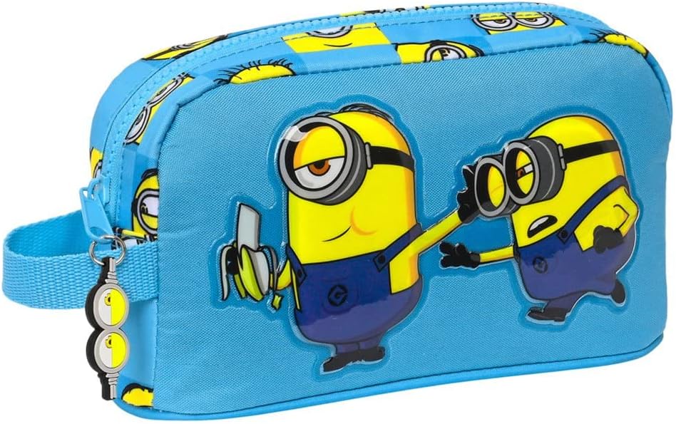 SAFTA 812228859 Breakfast Holder Thermos Minions Minionstatic 21,5X12X6,5Cm, Multicoloured