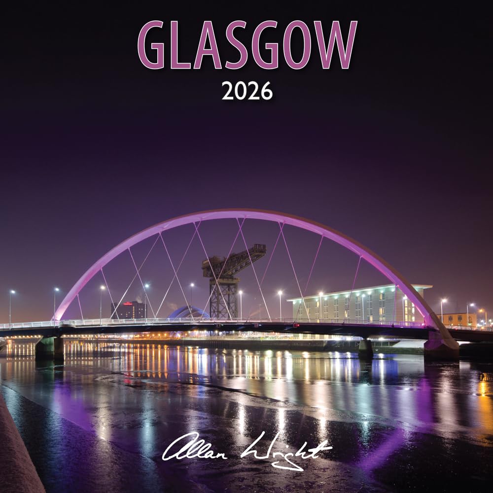 2026 Scotland Calendar: Glasgow – Wall Calendar – Month to View – 12 Months