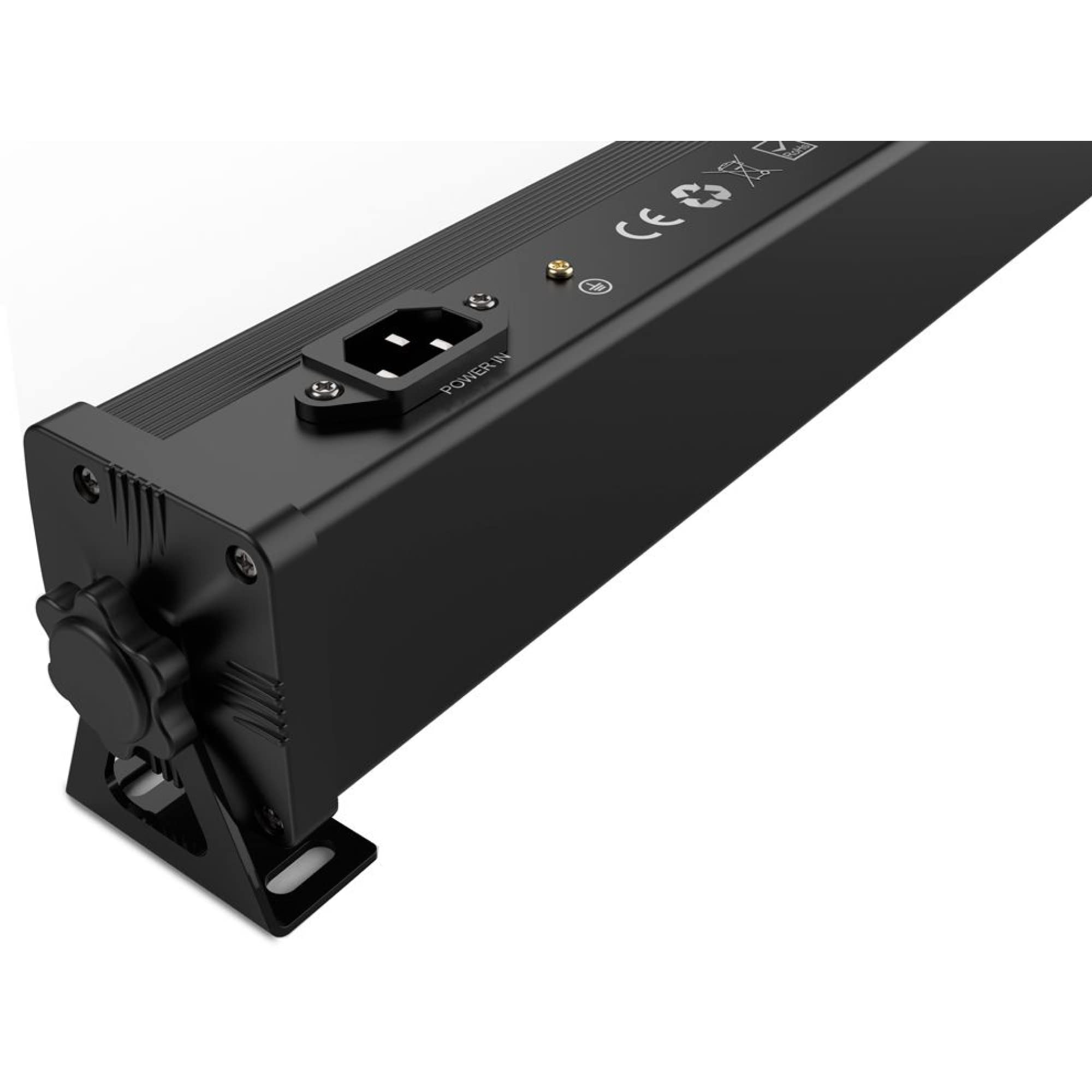 Audibax BAR-252 - Barra Luminosa a LED per Discoteche e Feste - 8 Segmenti Luminosi con Miscelazione dei Colori RGB - Display a LED e Telecomando Integrato - Lunghezza della Barra 101,5 cm