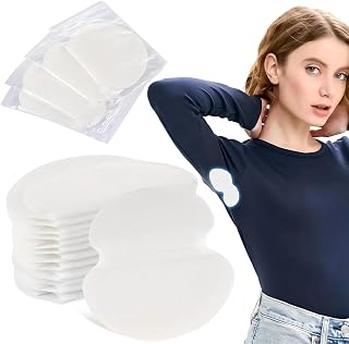 Armpit Sweat Pads, FJDNKDN Underarm Sweat Pads for Women and Men [100 Packs], Disposable Underarm Pads for Sweating Women, With our Disposable Underarm Sweat Shields, Reclaim Your Confidence