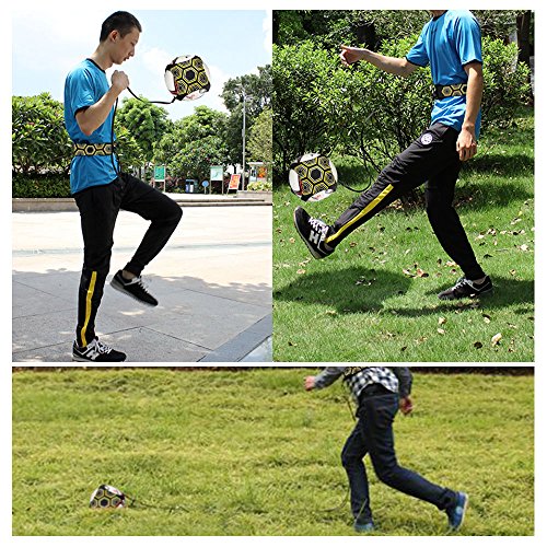 Treinador de futebol, Andoer Treinador de futebol solo Treinador de chute de bola de futebol Treinam