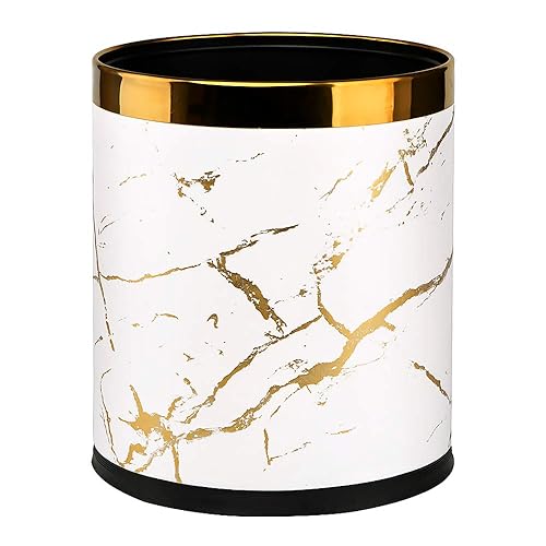 Huaqinglian Cubo de basura pequeño de 26 galones cubo de basura de baño cesta de basura para dormitorio bolsa de basura invisible para sala de estar