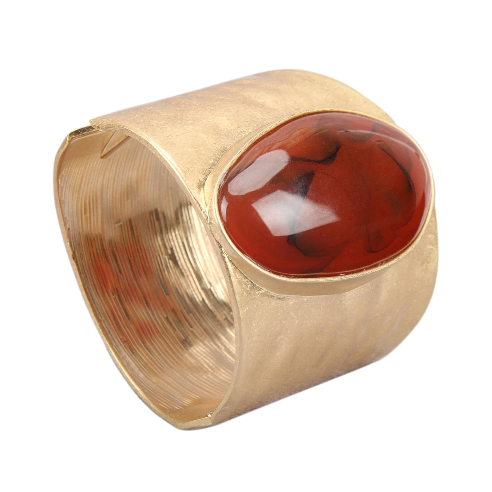 Large Gold Cuff Bangle