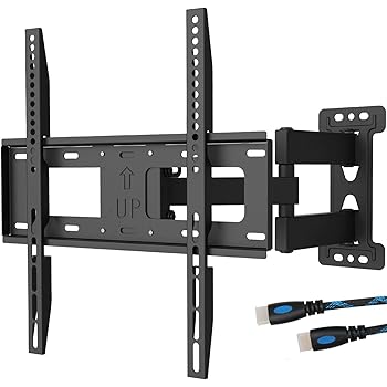 Amazon Com Wali Tv Wall Mount Bracket Full Motion Articulating Extend Arm For Most 23 55 Inches Led Lcd Oled Flat Screen Tvs Up To 99lbs Vesa 400x400mm With Tilting For Display Ftm 1 Black