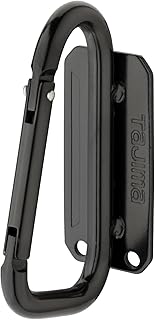 タジマ セフシステム セフ工具ホルダースチール スリムカラビナ小 SFSKHI-CS 現場要求強度を十分満たした頼れるスチール製 省スペースで腰回りスッキリ セフホルダーとの嵌合部はメッキと塗装のダブルコーティング バネロック構造を採用