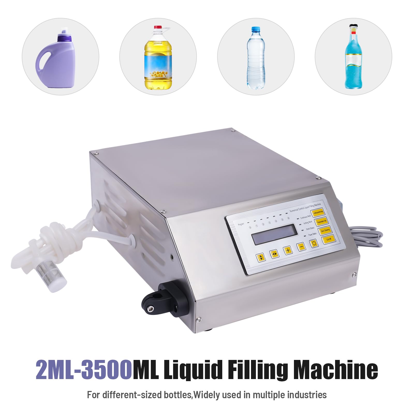 Membranpumpe CNC Flüssigkeitsfüllmaschine EU-Standard 220V FLüSSIGE FüLLMASCHINE PUMP Abfüllmaschine Abfüllanlage Abfüller