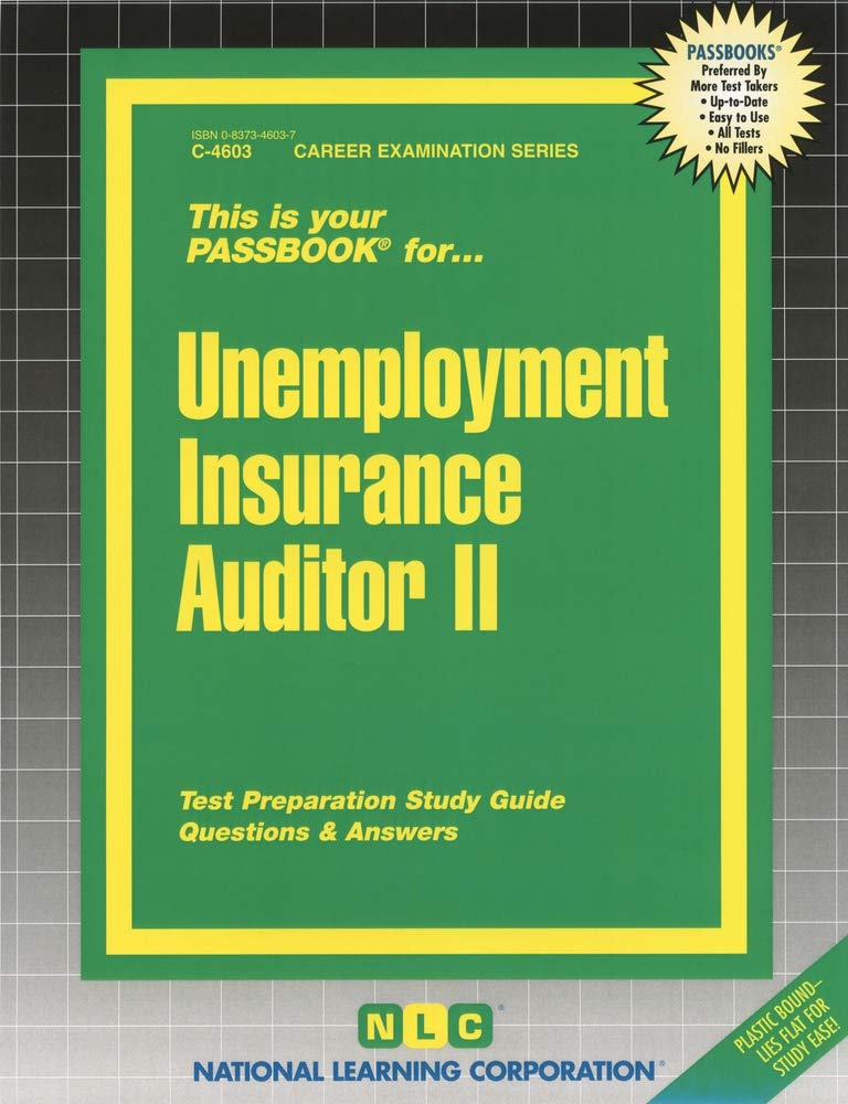 Unemployment Insurance Auditor (2): Passbooks Study Guide