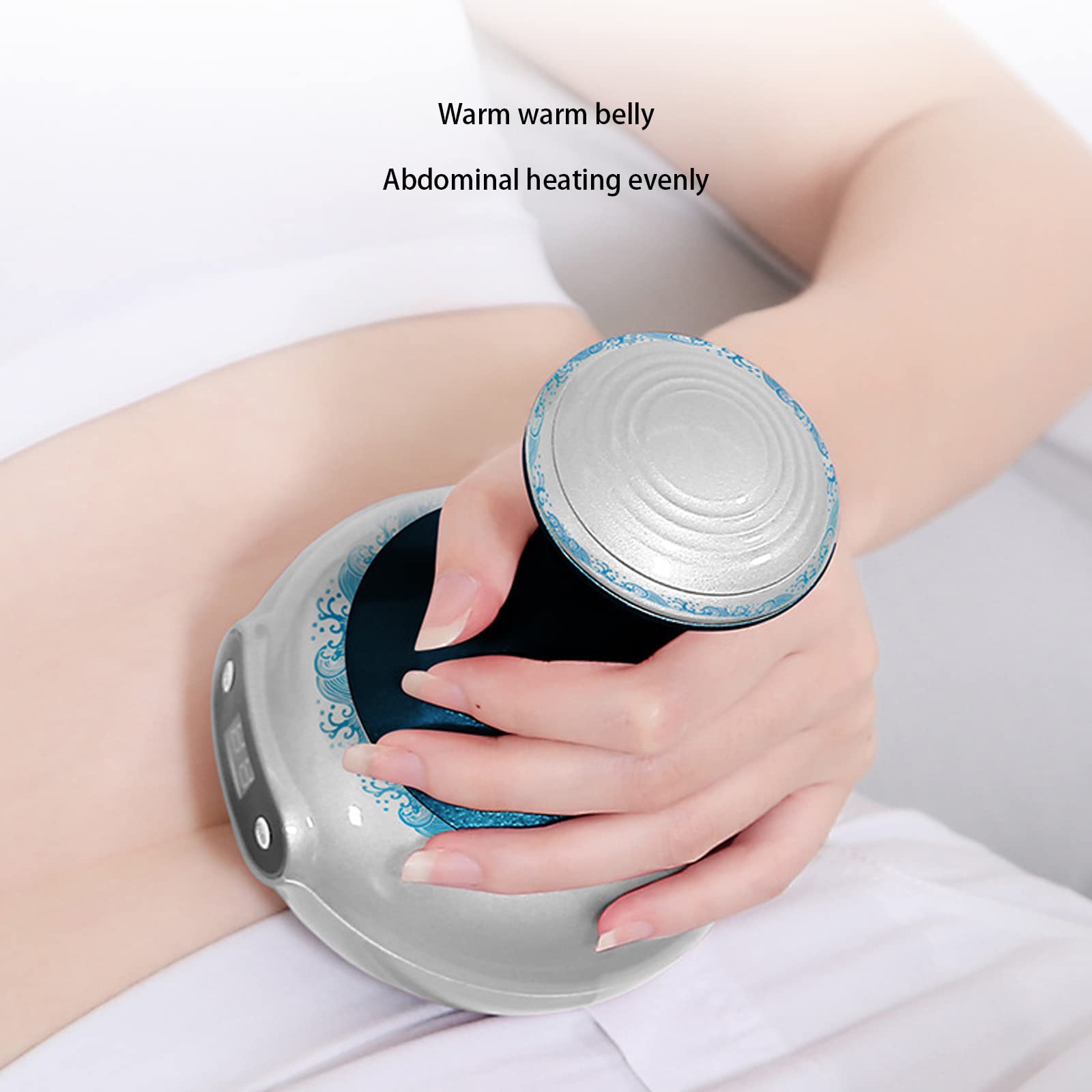 Massaggiatore elettrico per raschiare Gua Sha, macchina per coppettazione portatile, massaggiatore elettrico per raschiare Gua Sha, dispositivo per il rilassamento del dolore muscolare completo del