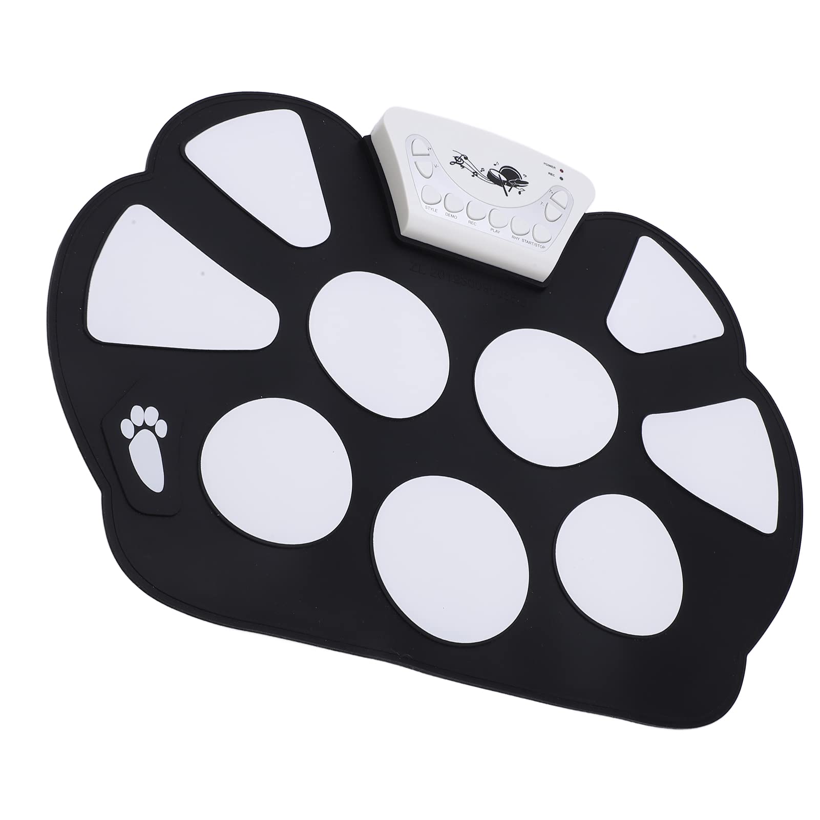 Batería Electrónica, Batería Enrollable Plegable Pure Sound Portable Real Sense 9 Almohadillas Para Jugadores