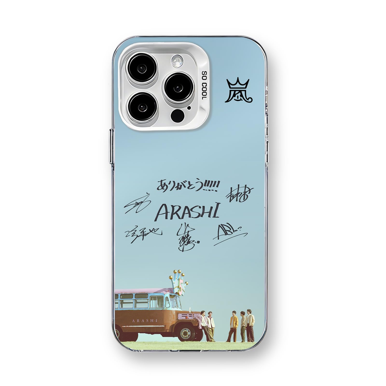 嵐 iPhoneケース 紫 Amazon.co.jp: 嵐ARASHI/FIVE ミラー スマホケース-銀 iPhone 17 16 15