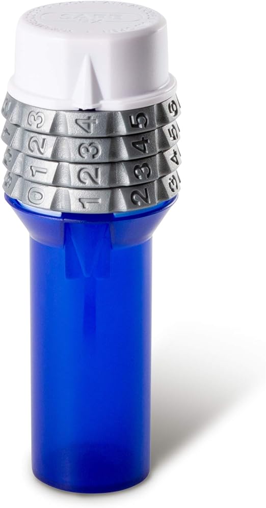 Amazon.com: Safe Rx Locking Pill Bottle | Combination Lock | Prevent ...