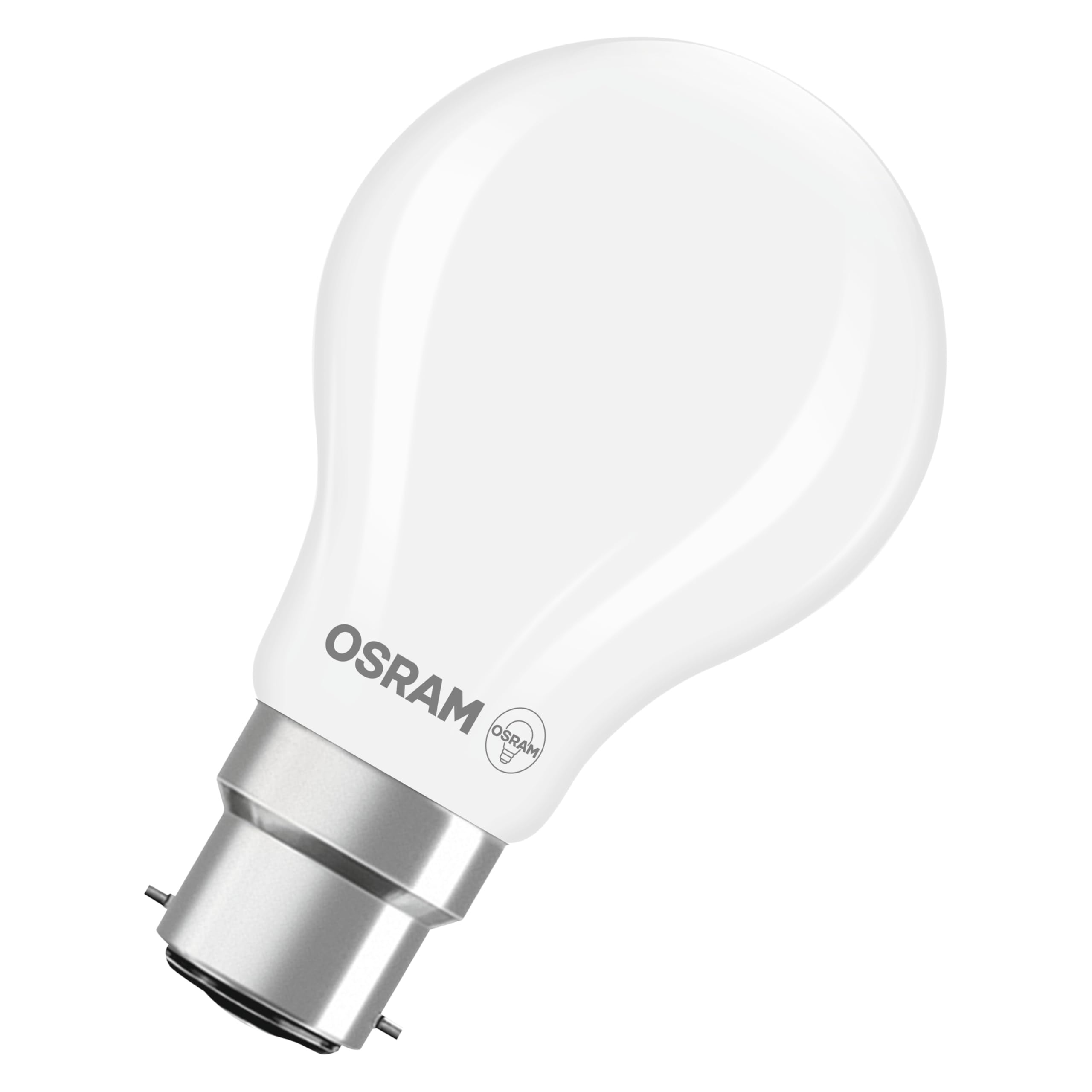 Osram LED-Lampe Star Kolbenform A60 Filament, 6500 K kaltweißes Tageslicht, 5,9 W, B22d, matt, 806 lm, 15.000h, für Arbeitsplätze, Bürobeleuchtung