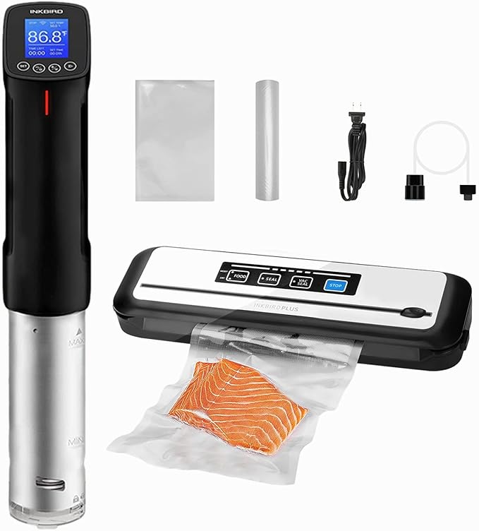 WiFi Sous VideMachine & Vacuum Sealer Machine, Inkbird Sous Vide