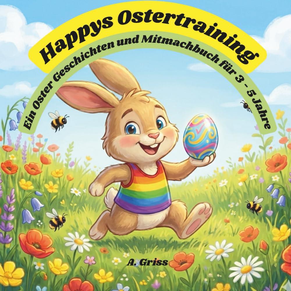 Happys Ostertraining: Ein Oster Geschichten und Mitmachbuch für 3 - 5 Jahre