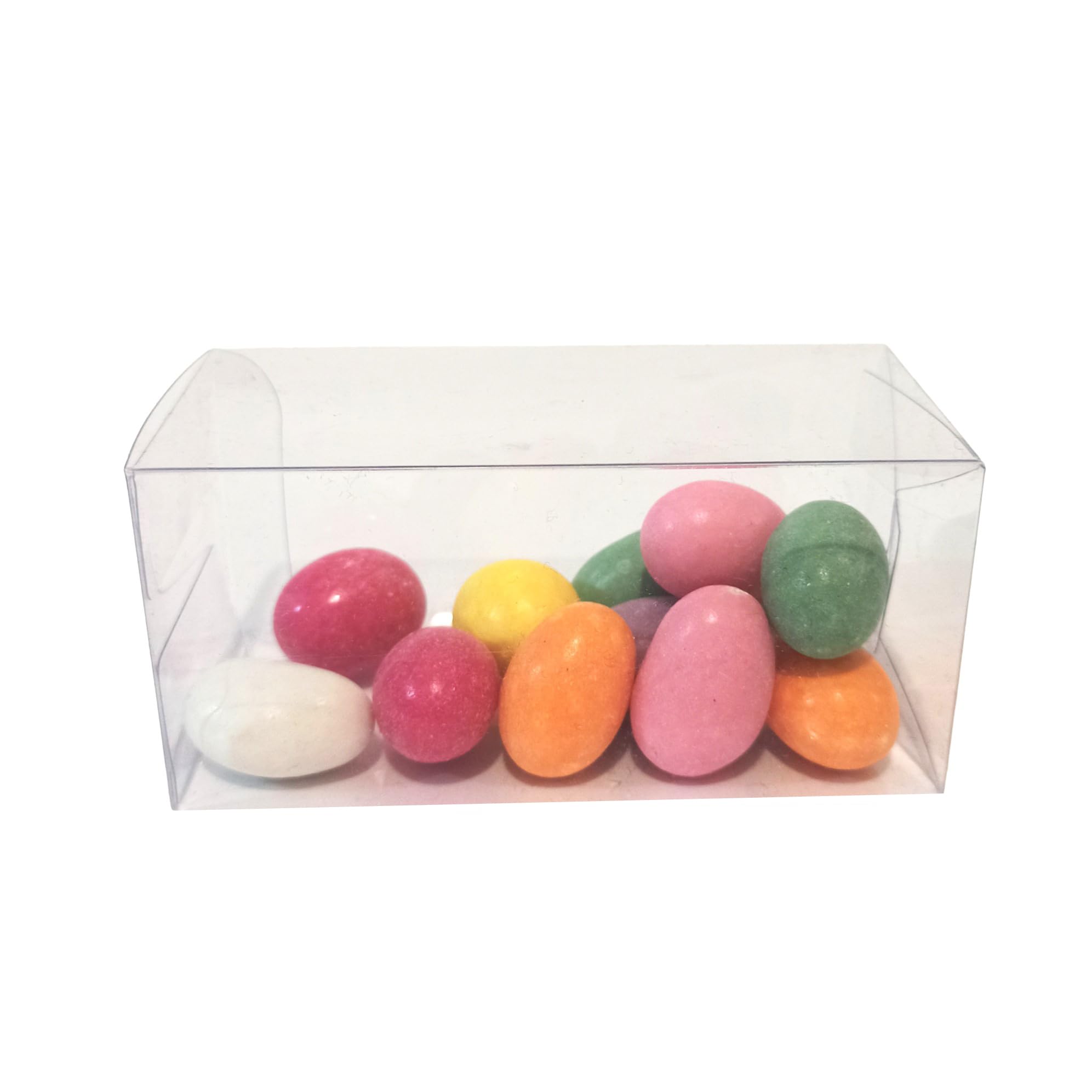 10 scatole scatoline trasparenti in pvc pet per bomboniere