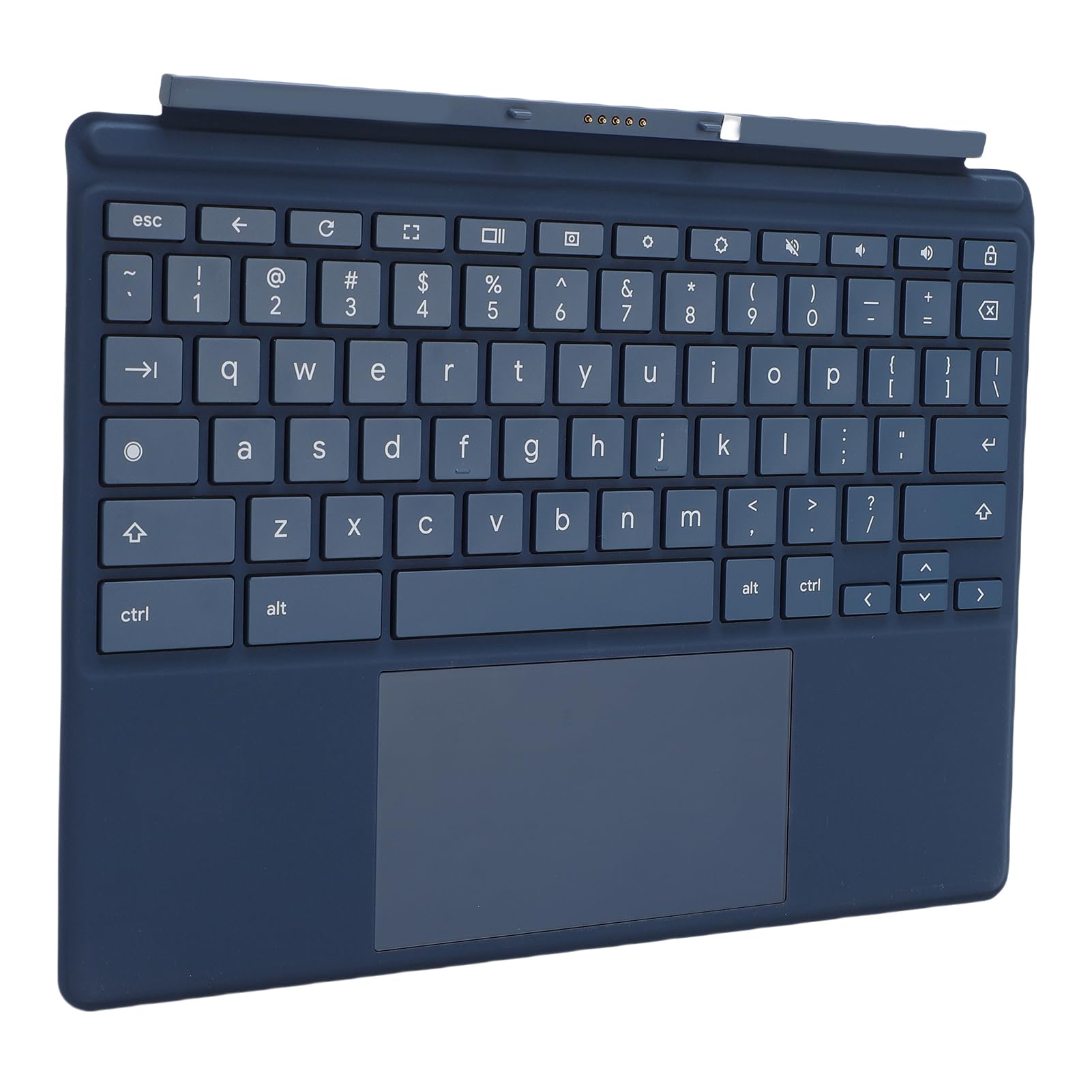 Annadue Ultra Slim Bluetooth Keyboard, Przenośna Mini Bezprzewodowa Klawiatura z Akcentem Touchpad dla Chromebook X2
