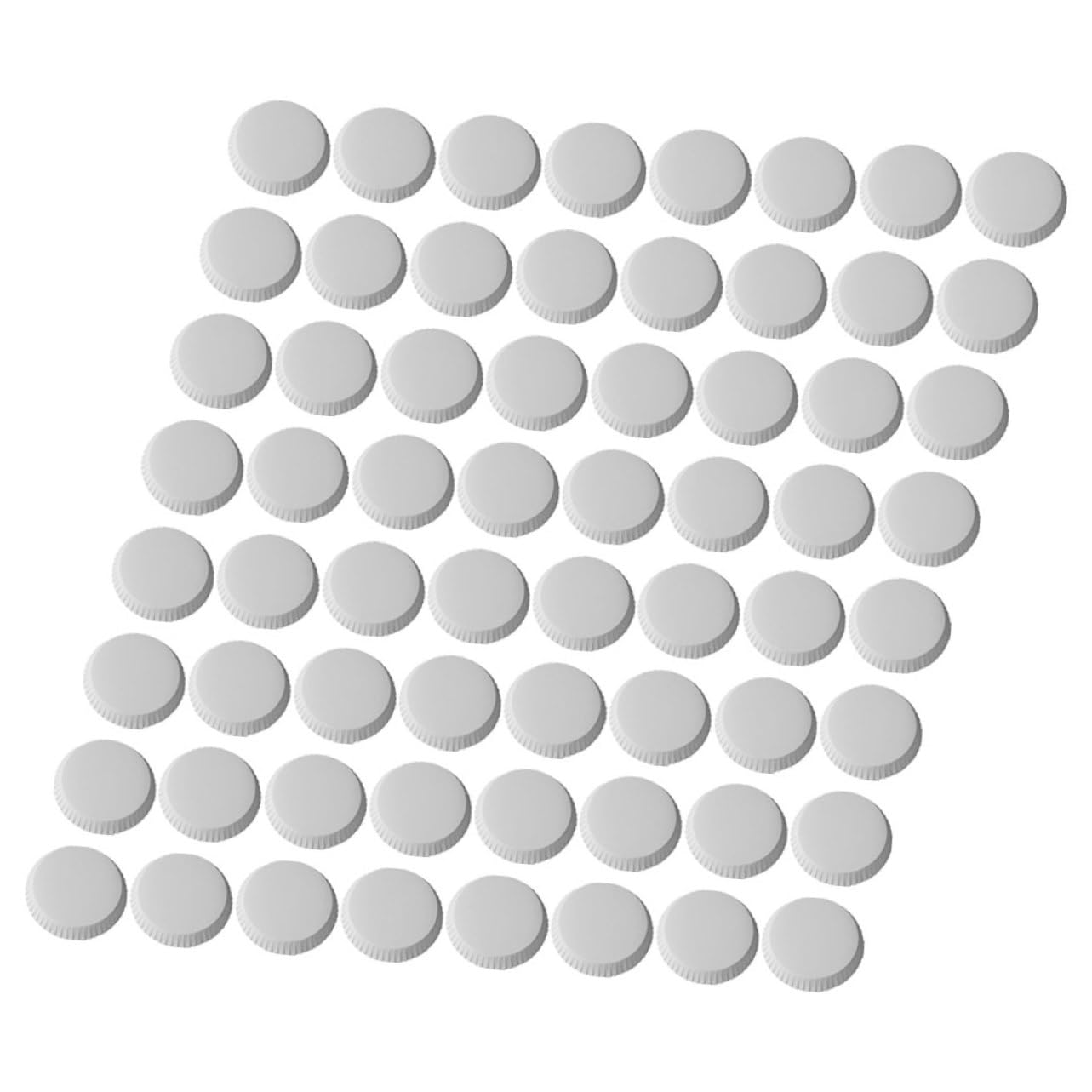 BEBEMOKO 100pcs Coffee Cup Paper Covers Whiteboard Diameter 90mm Hole for Hot Cold Beverages