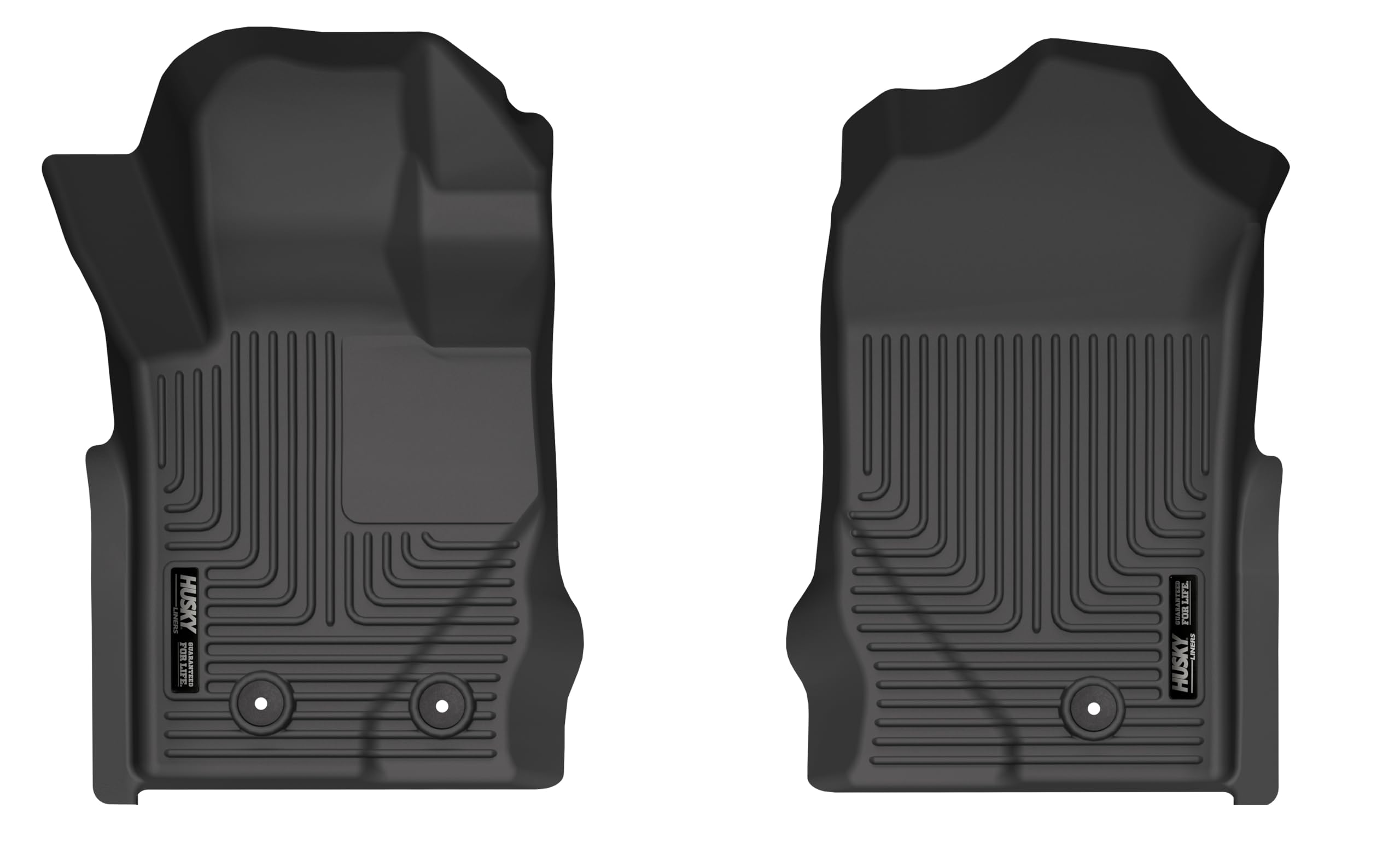 Husky Liners Weatherbeater Floor Mats | Fits 2021-2025 Ford Bronco (4-Door) | Front Row, 1-pc Black - 15821