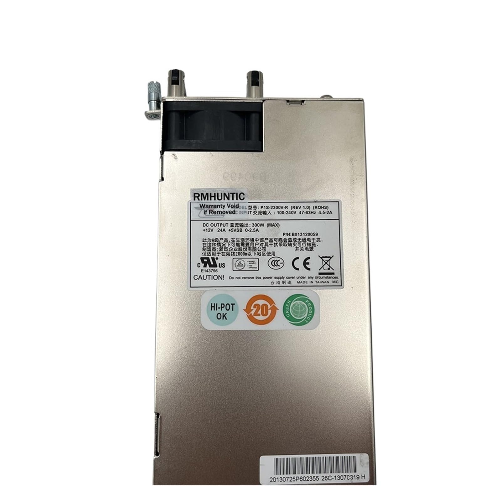 Alimentation Serveur 300 W P1S-2300V-R de rechange pour châssis informatique