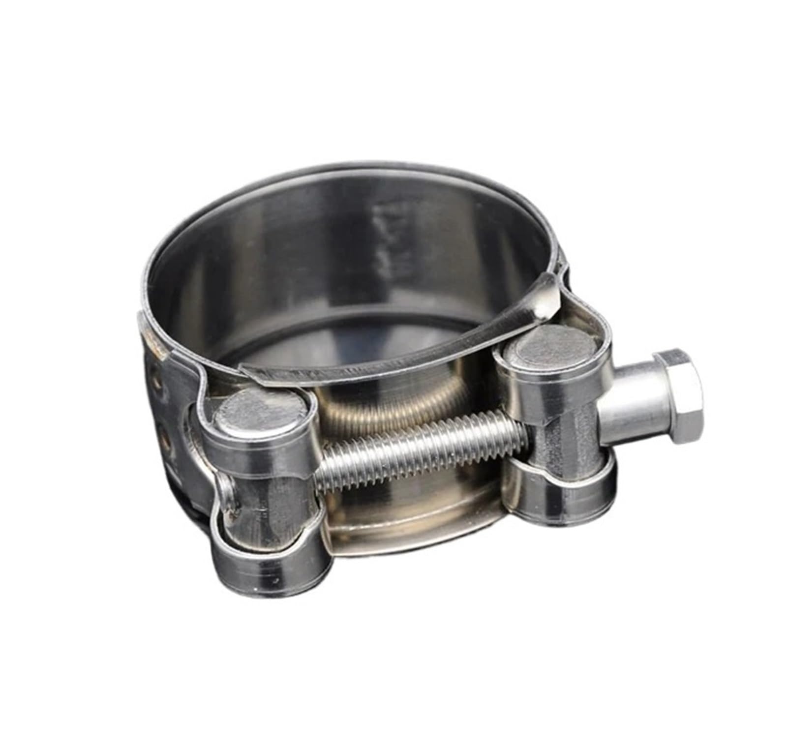 Abrazadera de tubo de agua de acero inoxidable 304, 1 pieza, estilo europeo, for reforzar la abrazadera de manguera, for escape, circular, for aire y agua, con clip de sellado.(227-239mm)