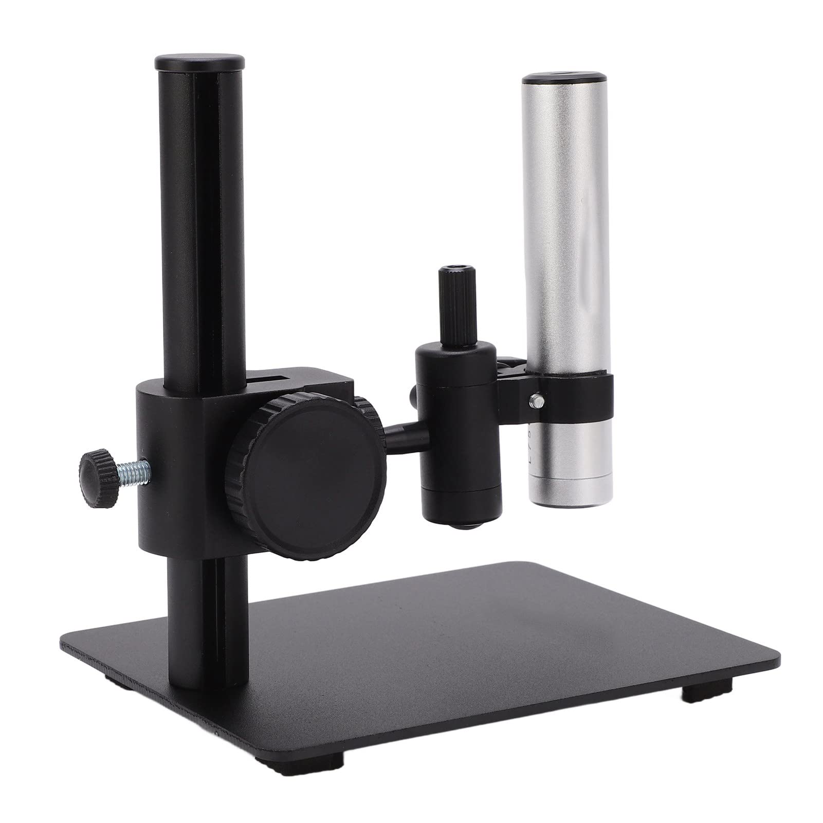 Juego de Microscopio Digital, Kit de Cámara de Microscopio ABS de Aleación de Aluminio con 12MP 3840x3104, Zoom de 750x, Luz LED de Campo Oscuro, Tipo C para Probar Técnicos de Estaciones