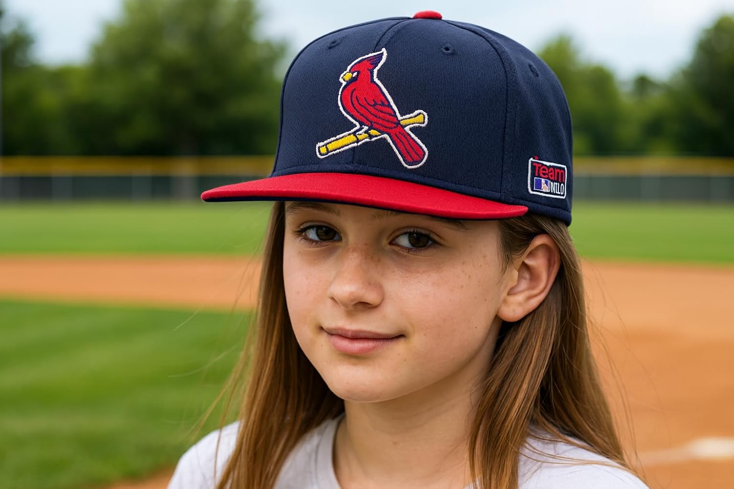 Officially Licensed St. Louis Baseball Kids Youth Hat Classic Two-Tone Embroidered Team Logo Cap (Red/Navy)