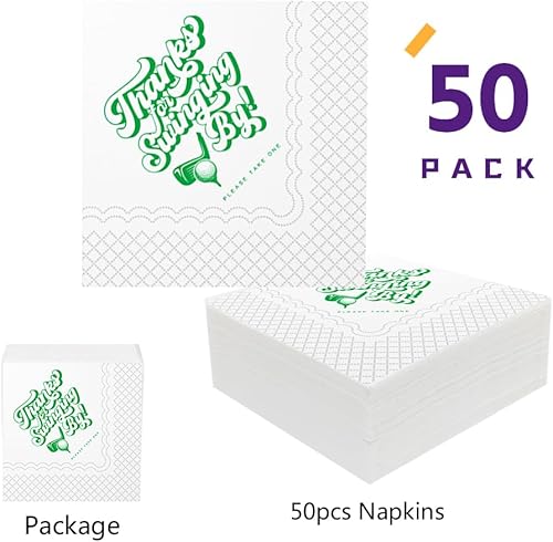 Miniatura 8 de SharkBliss Servilletas de cóctel de golf, con agujero en un primer cumpleaños, servilletas de papel desechables para bebidas de cóctel para bebés,