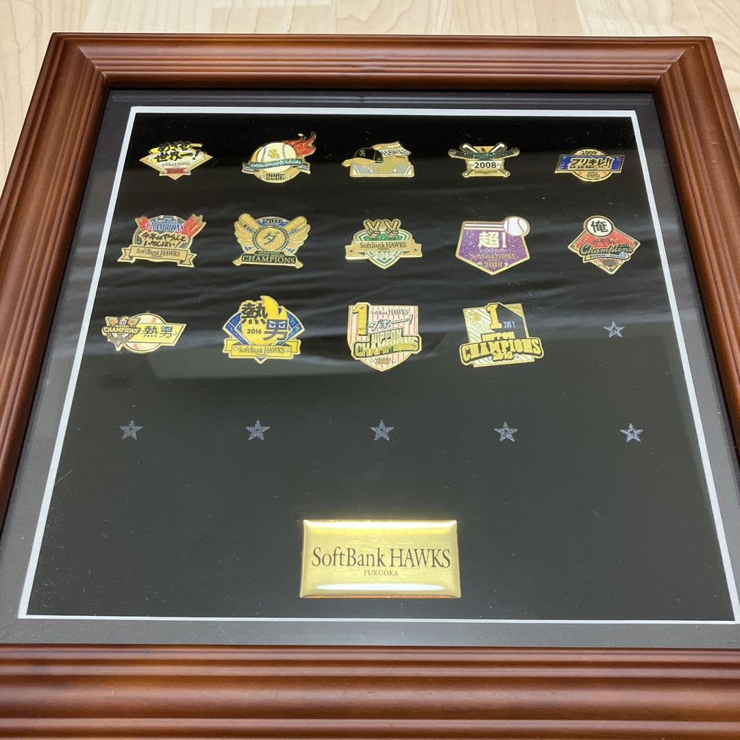 Amazon.co.jp: 福岡ソフトバンクホークス ピンバッジ 額付き ホビー