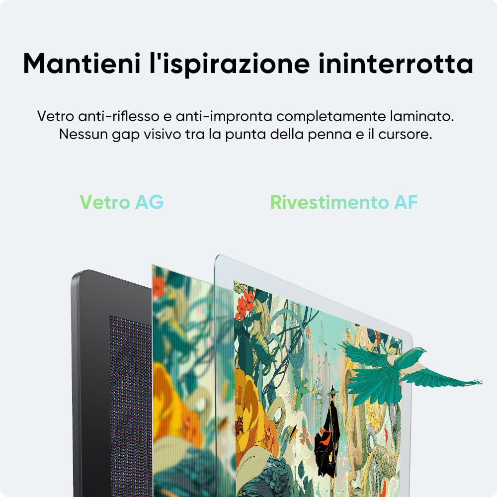 XPPen Artist Pro 24 (Gen 2) 165Hz Tavoletta Grafica con Schermo 2,5K Professionale per Illustratori, Grafici, Artisti di Videogiochi, Animazione, Designer Industriali e Architettonici in 3D